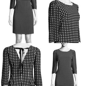 Karl Lagerfeld 10 Polka Dot Sheath Dress